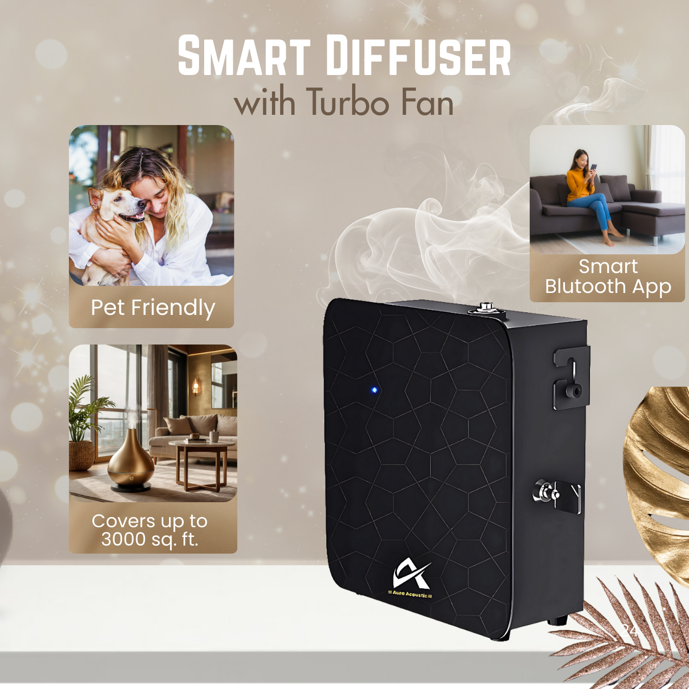 Smart Wi-Fi & Bluetooth Aroma Diffuser