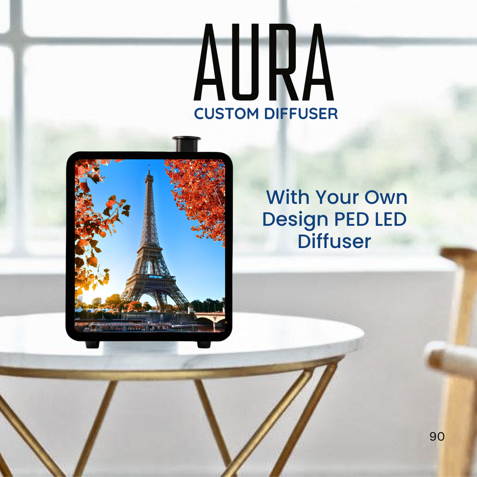 AURA Custom Diffuser – With Your Own Design (LED Diffuser)